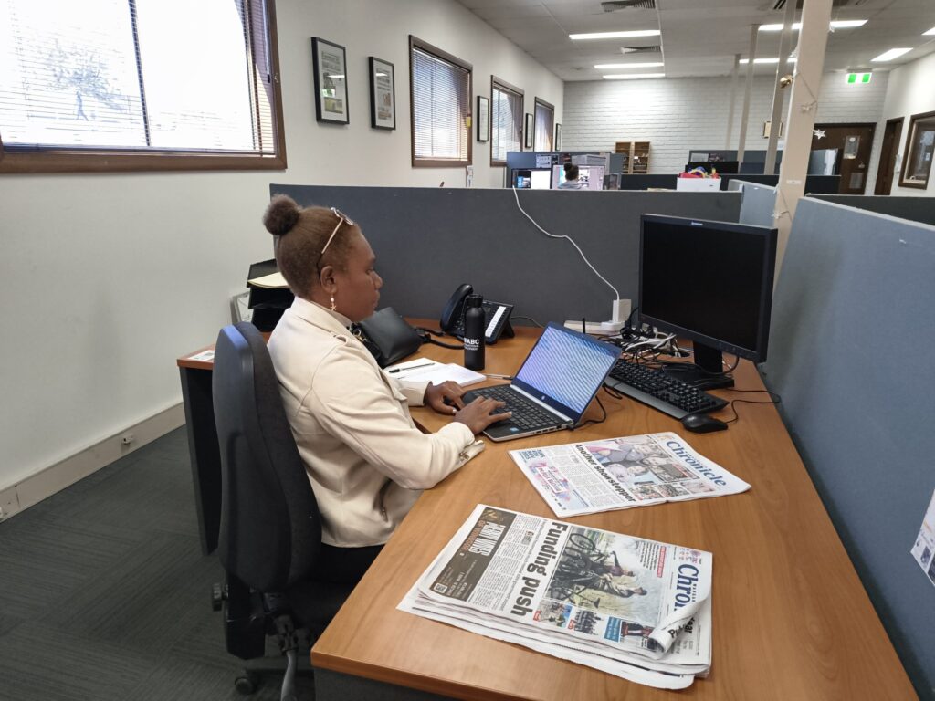 Solomon Star's Journalist Agnes Menanopo